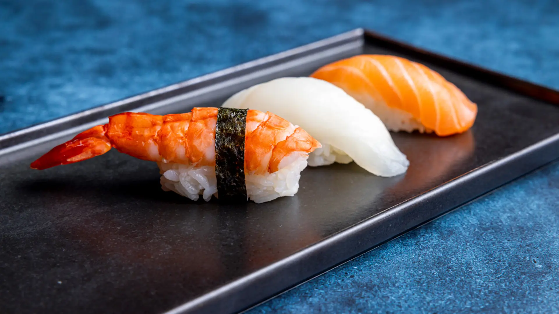 Bambus Brett Med Sushi
