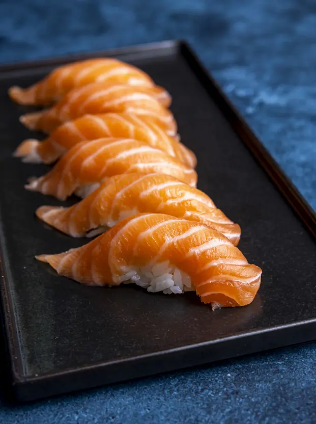 BAMBUS Sushi Menybilder Laks 5